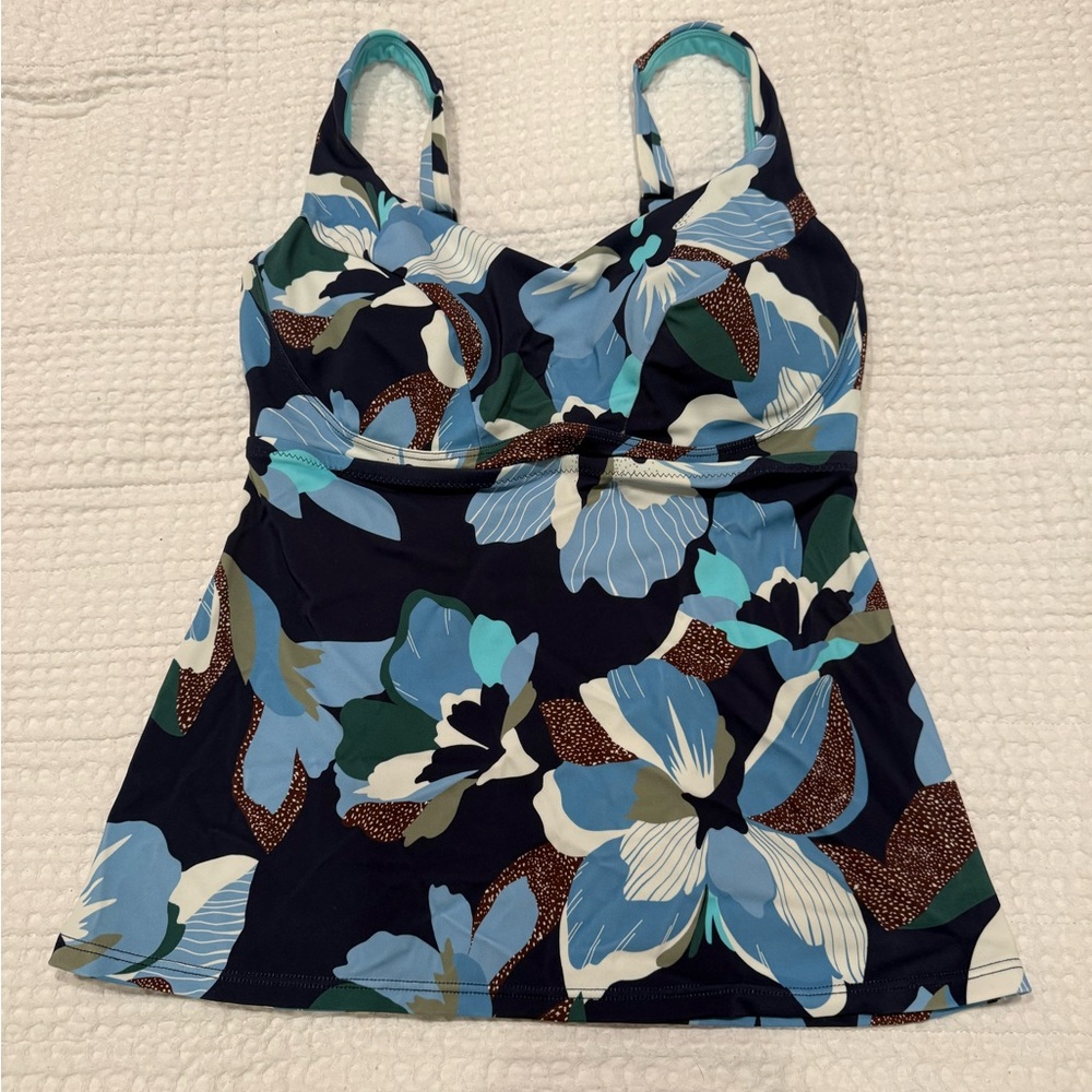 Athleta Blue Floral Bikini Set - Picture 2 of 5